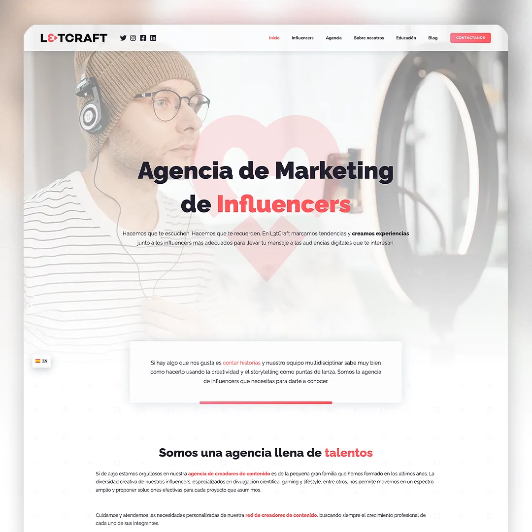 Agencia de diseño, edición de vídeo y comunicación